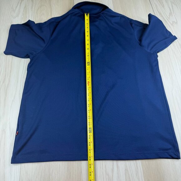 Montauk Tackle Co. Mens Blue Performance Lightweight Golf Polo Shirt Size XL - Picture 13 of 13
